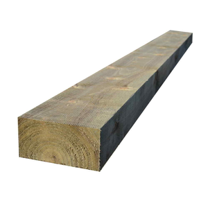 Railway Sleeper 100x200MM x 2.4M - Pressure Treated Green/Natural