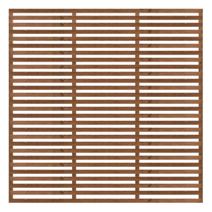 1.83M x 1.83M Slatted Trellis - Pressure Treated Brown