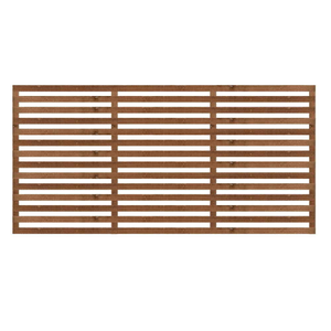 1.83M x 0.9M Slatted Trellis - Pressure Treated Brown