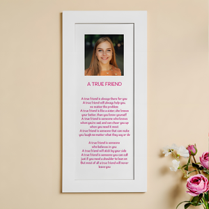Photo Upload With Poem Personalised Wall Art Picture