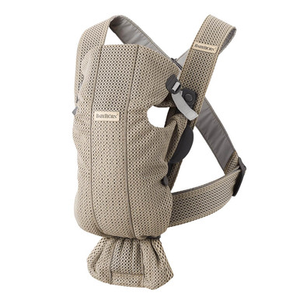 BabyBjorn Baby Carrier Mini 3D Mesh - Grey Beige