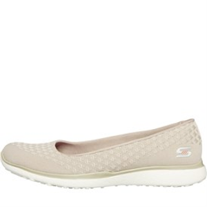 SKECHERS Womens Microburst One Up Pumps Natural