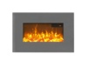 Sureflame WM-9541 Electric Wall Mounted Fire with Remote in Grey, 26 Inch