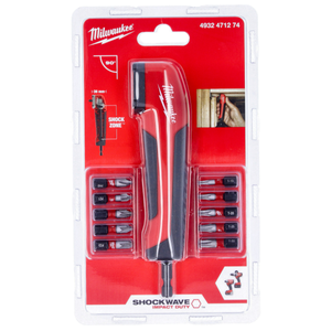 Milwaukee 4932471274 11 Piece Shockwave Impact Duty Right Angle Attachment