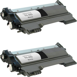 Compatible for TN450 HY Toner Dual Pack, 2 x 2.6K Pages, Black