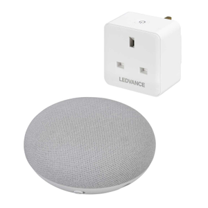 LEDVANCE Smart+ Bluetooth 13A Plug Adaptor and Google Nest Mini Starter Kit