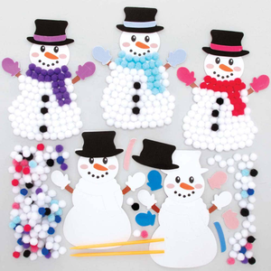 Sneeuwpop met Pompoms