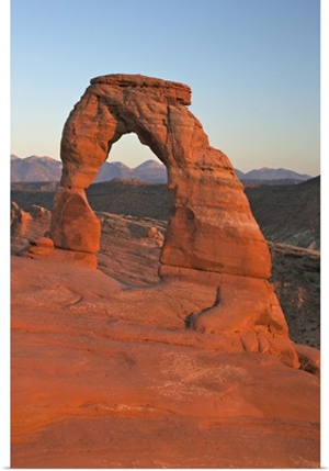 Sunset at Delicate Arch, Arches National Park, Moab, Utah