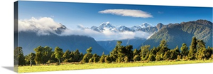 Mt. Cook And Mt. Tasman, New Zealand