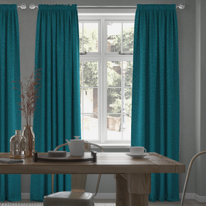 Maurice, Teal - Made to Measure Curtains