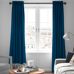 Kent, Navy - Made to Measure Curtains