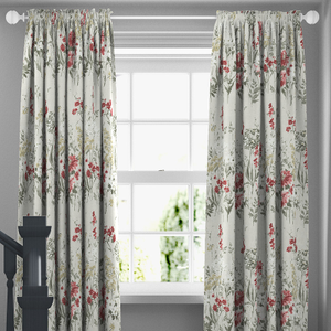 Wild Meadow, Ruby - Made to Measure Curtains