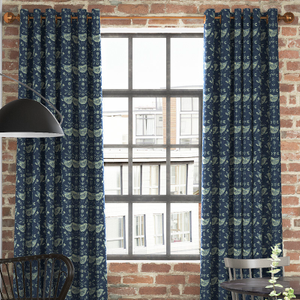 Narvik, Blue - Made to Measure Curtains