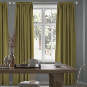Faux Suede, Olive - Made to Measure Curtains