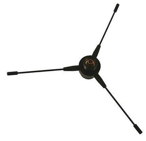 Tri-star kit for mounting a mobile 6m 2m 70cm and 23cm antenna for a base antenna.
