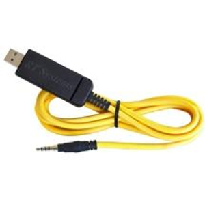 The USB-57B is an extended 4-conductor 3.5 plug compatible with various radio models