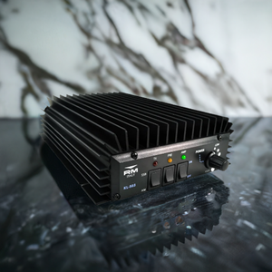 RM KL 503 is an all-mode 20-30MHz 300W amplifier with input power.