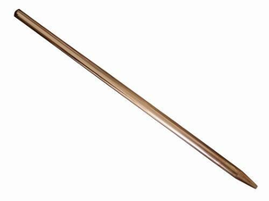 Copper earth rod 100% copper - fitted with brass clamp - genuine 100% pure copper earth