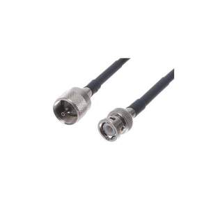 10-metre RG58 high-quality cable with factory-fitted PL 259 and BNC plugs is a reliable choice.