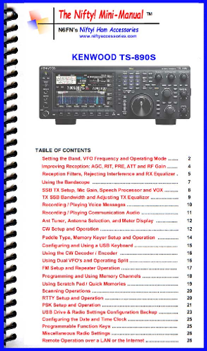 Kenwood ts-890s mini-manual by nifty.