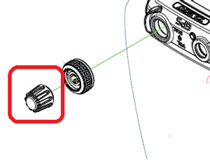 Yaesu ft2d encoder knob ra602040b
