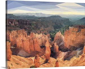 Bryce Canyon - Low-Poly Art