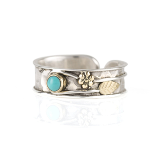 Secret Garden Silver Adjustable Midi Ring Or Toe Ring (one size)