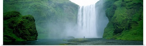 Iceland, Skogar River, Skogafoss Falls 