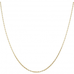New 9ct Gold 20" Hollow Diamond-Cut Belcher Chain Necklace