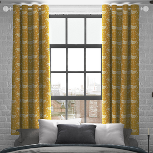 Narvik, Ochre - Made to Measure Curtains