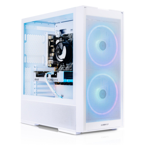 AWD-IT FROST Ryzen 5 5500 6 Core NVIDIA RTX 5060 8GB White AI Desktop PC for Gaming