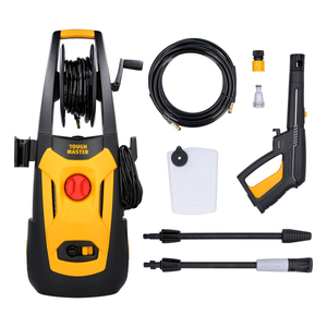TOUGH MASTER Pressure Washer 140 Bar 1800W Compact Portable for Patio, Car, Garden