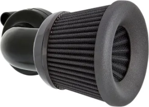 Arlen Ness M8 Velocity 90 Degree Air Cleaner Kit In Black For Harley Davidson 2018-2024 Softail, 2017-2025 Touring & Trike (Gen 1) M8 Models (600-028)