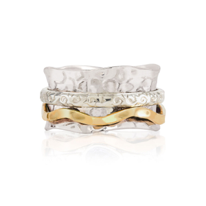 Aura Magic Silver Spinning Ring (U (UK))
