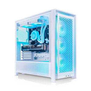 AWD-IT FRAME 4000D RS RGB White Ryzen 9 5950X NVIDIA RTX 5070 Ti 16GB AI Desktop PC for Gaming