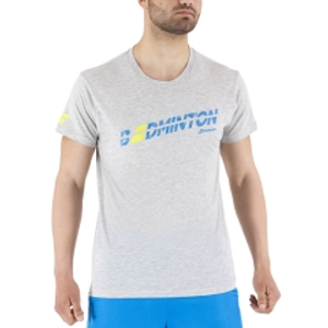 Babolat Exercise Message T-Shirt - High Rise Heather