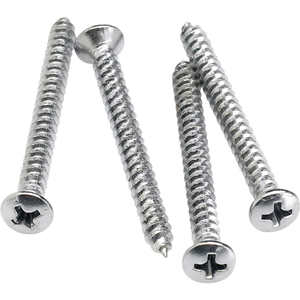 Fender Neck Mounting Screws - Chrome - 4 pcs.