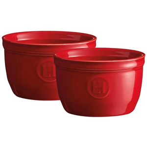 Emile Henry - Ramekins Burgundy 9cm Set 2pce