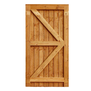 Brown 1.75M x 0.9M Fully Framed Premium Feather Edge Garden Gate
