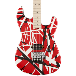 EVH Striped Series - Red with Black Stripes