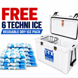 Classic Hardcore Ice Box 55L White *FREE 12 REUSABLE DRY ICE PACKS VALUES $66 *PRE-ORDER NOW FOR AUGUST DISPATCH