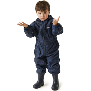 Regatta Kids Splosh III Waterproof Puddle Suit - 3 - 4 Yrs / Blue