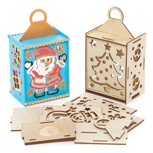 Kits de lanternes en bois de Noël