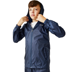 Regatta Kids Pack It III Waterproof Jacket - 13 Yrs / Midnight