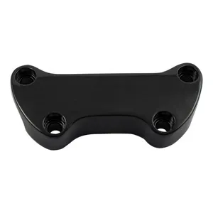 Doss Plain Handlebar Top Clamp In Black For 1973-2022 Harley Davidson Models (04-532)