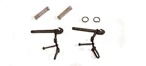 Dapol Screw Coupling with Spring & Coupling Hook (5pr) O Gauge DA7A-000-004