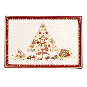 V&B - Christmas Winter Bakery Delight Rec. Cake Platter 39cm