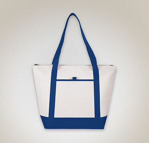 Lighthouse 24 Can Non-Woven Cooler Tote Bag - Royal Blue