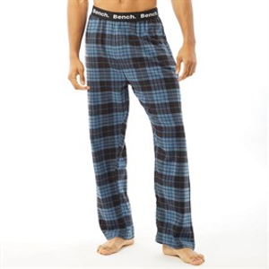 Bench Mens Boyd Flannel Pants Teal Check