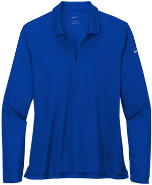 NIKE Women's Dri-FIT Micro Pique 2.0 Long Sleeve Polo
